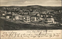 View of Town Postcard