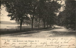 Lake Boulevard Lake Mahopac, NY Postcard Postcard Postcard