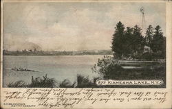 view of Lake Kiamesha Lake, NY Postcard Postcard Postcard