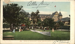 Tennis at Manhansett House Postcard