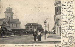 Railroad Station Postcard