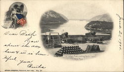 The Hudson River looking North West Point, NY Postcard Postcard Postcard