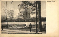 Spanish Guns and Commandamt's Residence, Navy Yard Brooklyn, NY Postcard Postcard Postcard