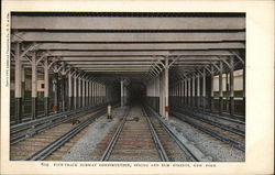 Five-Track Subway Construction New York, NY Postcard Postcard Postcard