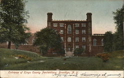Kings County Penitentiary - Entrance Brooklyn, NY Postcard Postcard Postcard