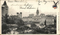 City Hall New York, NY Postcard Postcard Postcard