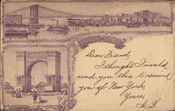 Greetings from New York Postcard