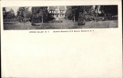 Summer Residence of A. Shultz Brooklyn, N.Y. Postcard