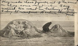 Afternoon Tea in Sand Postcard