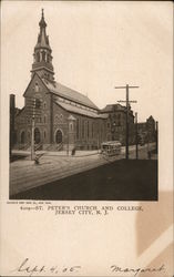 St. Peter's Church and College Jersey City, NJ Postcard Postcard Postcard