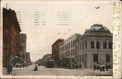 Fourth Street from East Pierce Sioux City, IA Postcard Postcard Postcard
