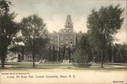 Cornell University - McGraw Hall Ithaca, NY Postcard Postcard Postcard