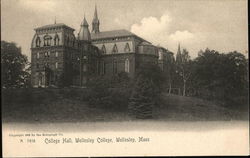 Wellesley College - College Hall Postcard