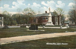 Soldiers Monument Postcard