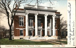 Radcliffe College - Elizabeth Carey Agassiz House Cambridge, MA Postcard Postcard Postcard