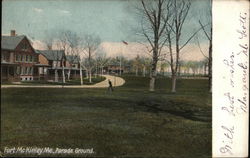 Parade Ground Portland, ME Postcard Postcard Postcard