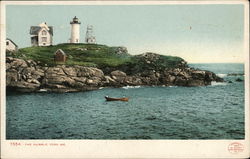 The Nubble York, ME Postcard Postcard Postcard