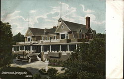 Casino, Underwood Springs Falmouth, ME Postcard Postcard Postcard