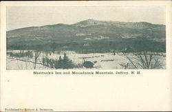 Shattuck's Inn and Monadnock Mountain Postcard