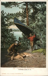 Hunting in the Adirondacks Postcard