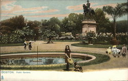 Public Gardens Boston, MA Postcard Postcard Postcard