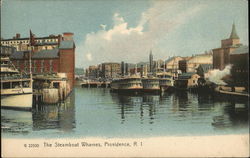 The Steamboat Wharves Postcard
