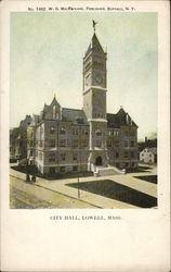 City Hall Lowell, MA Postcard Postcard Postcard