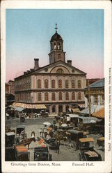 Faneuil Hall Boston, MA Postcard Postcard Postcard