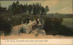 Terrace, School-Master Hill, Franklin Park Postcard