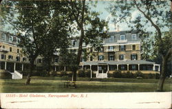 Hotel Gladstone Narragansett Pier, RI Postcard Postcard Postcard