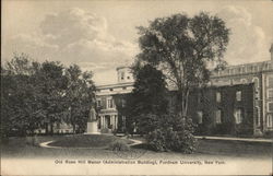 Fordham University - Old Rose Hill Manor (Administration Building) Postcard