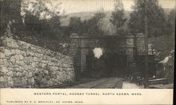 Western Portal, Hoosac Tunnel Postcard
