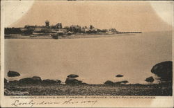 Chapoquoit Island and Harbor Entrance Postcard