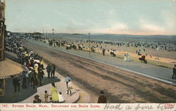 Boulevard and Beach Scene Boulevard and Beach Scene