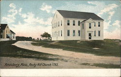 Rocky Hill Church Amesbury, MA Postcard Postcard Postcard