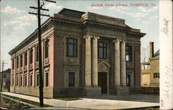 Norfolk Public Library Virginia Postcard Postcard Postcard