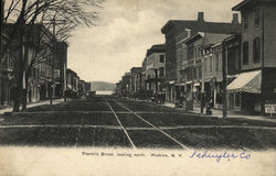 Franklin Street Looking North Postcard