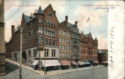 YMCA Building & Kenmore Hotel Albany, NY Postcard Postcard Postcard
