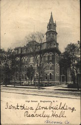High School Binghamton, NY Postcard Postcard Postcard