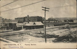 Factory Section Lestershire, NY Postcard Postcard Postcard