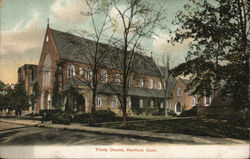 Trinity Church Hartford, CT Postcard Postcard Postcard