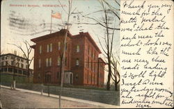 Broadway School Norwich, CT Postcard Postcard Postcard