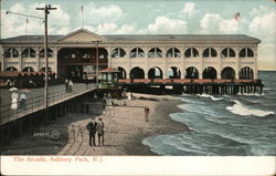 The Arcade Asbury Park, NJ Postcard Postcard Postcard