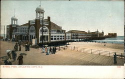 Steel Pier Postcard