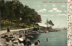 Front View, Savin Rock Proper West Haven, CT Postcard Postcard Postcard