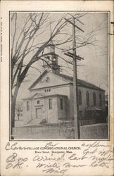 Village Congregational Church, River Street Postcard