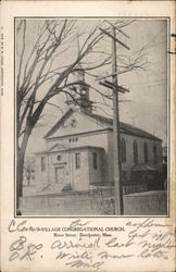 Village Congregational Church, River Street Dorchester, MA Postcard Postcard Postcard