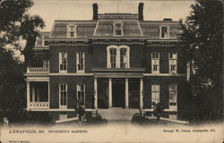 Governors Mansion Annapolis, MD Postcard Postcard Postcard