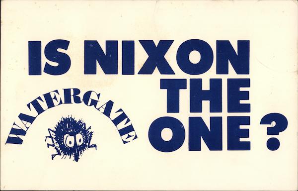 Is Nixon the One? Watergate Political