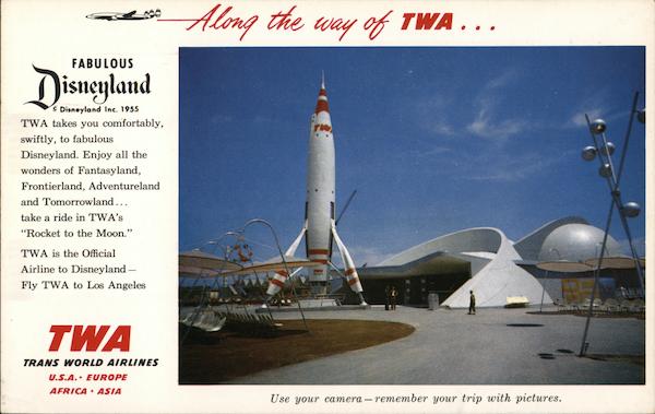 TWA / Disney Advertisement Airline Advertising